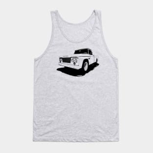 1965 Dodge D-100 Sweptline - stylized on light background Tank Top